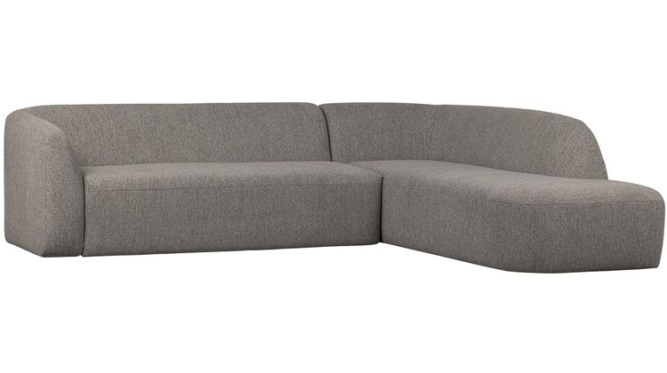 WOOOD Sloping Grey Melange Hoekbank