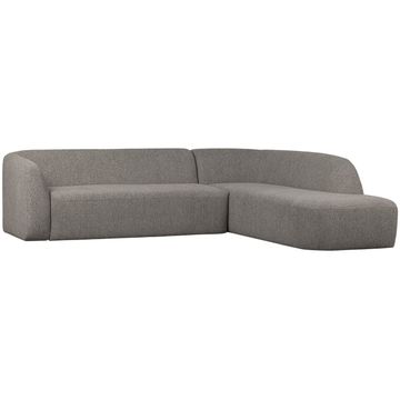 WOOOD Sloping Grey Melange Hoekbank