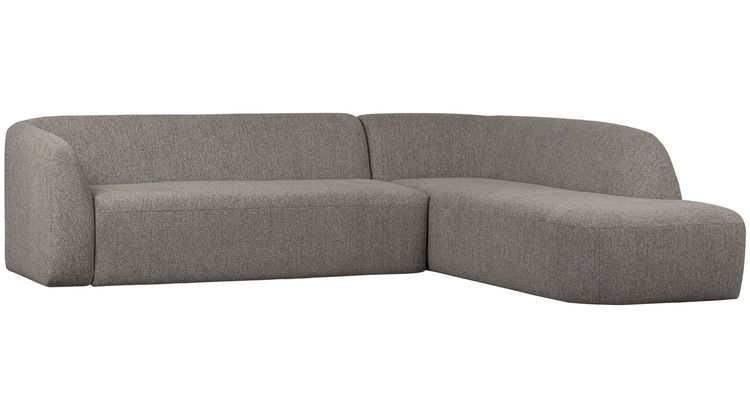 WOOOD Sloping Grey Melange Hoekbank