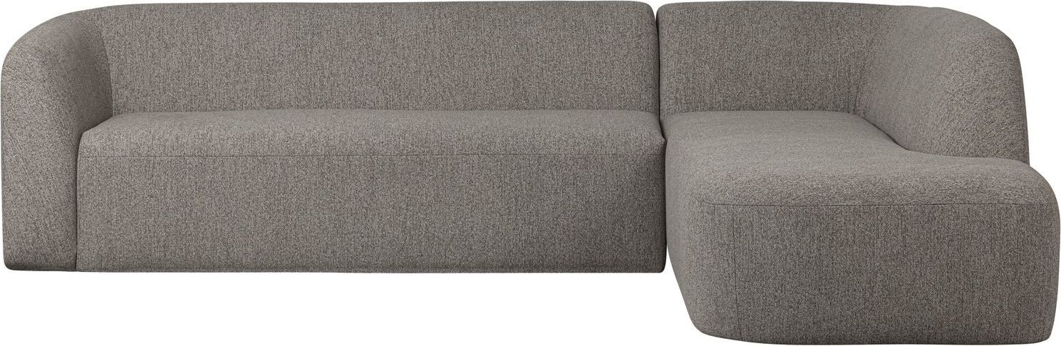 WOOOD Sloping Grey Melange Hoekbank