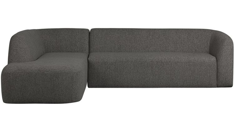 WOOOD Sloping Grey/Black Melange Hoekbank