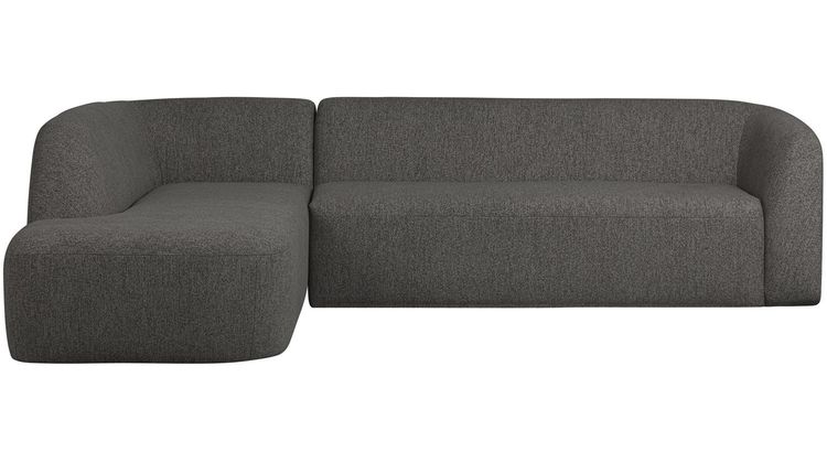 WOOOD Sloping Grey/Black Melange Hoekbank