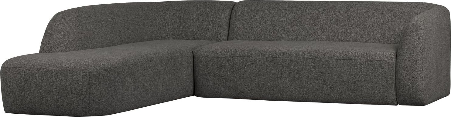 WOOOD Sloping Grey/Black Melange Hoekbank