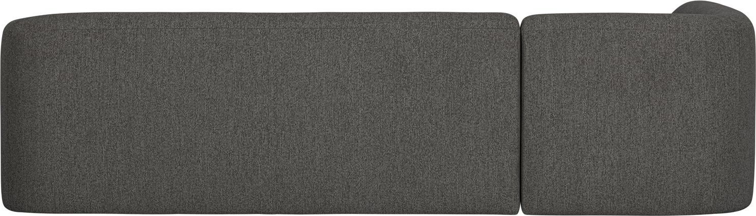 WOOOD Sloping Grey/Black Melange Hoekbank