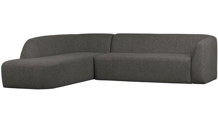 WOOOD Sloping Grey/Black Melange Hoekbank
