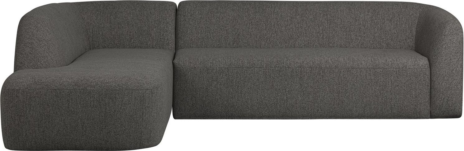 WOOOD Sloping Grey/Black Melange Hoekbank