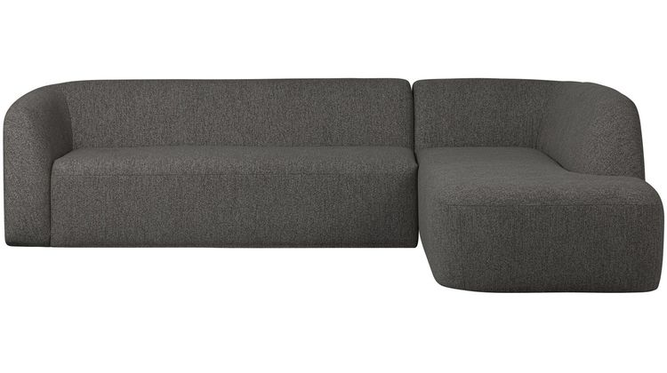WOOOD Sloping Grey/Black Melange Hoekbank