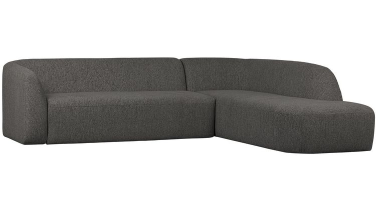 WOOOD Sloping Grey/Black Melange Hoekbank