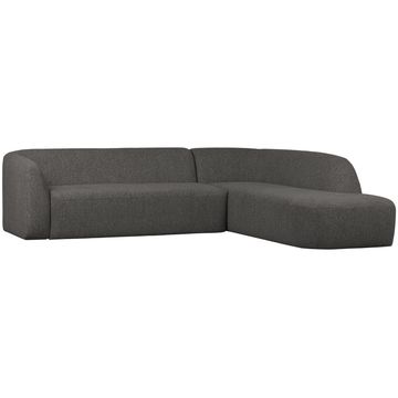 WOOOD Sloping Grey/Black Melange Hoekbank