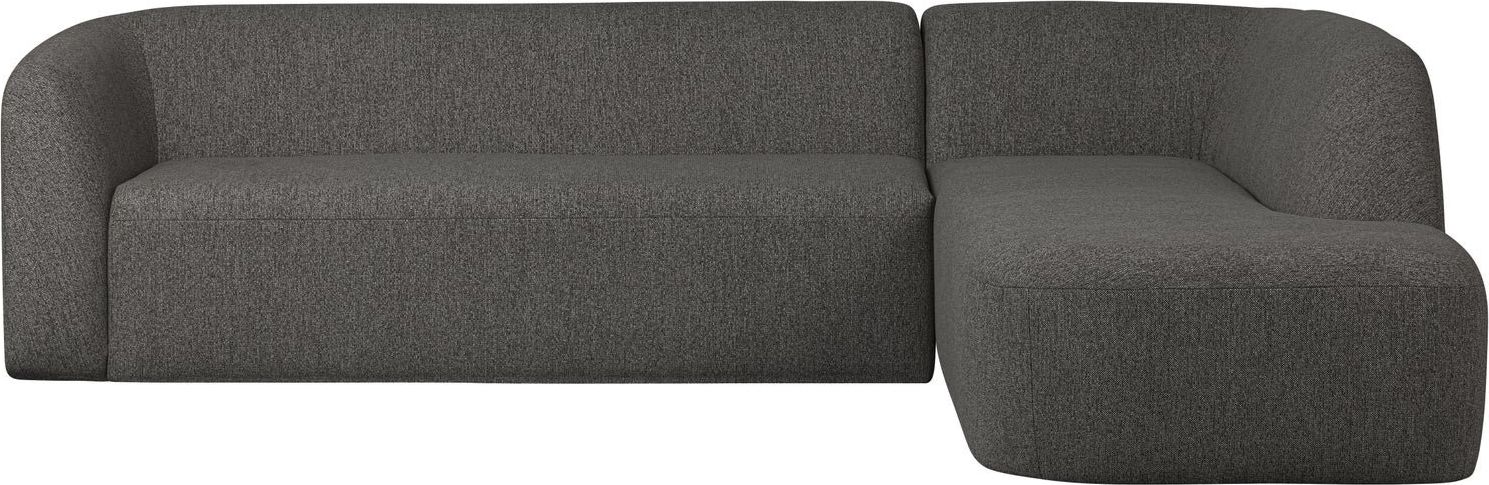 WOOOD Sloping Grey/Black Melange Hoekbank