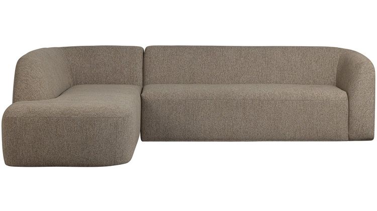 WOOOD Sloping Light Brown Melange Hoekbank