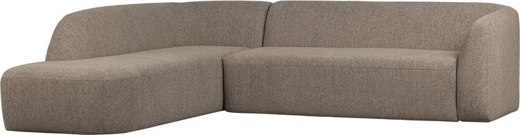 WOOOD Sloping Light Brown Melange Hoekbank