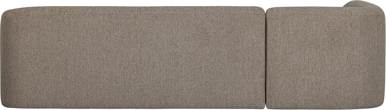 WOOOD Sloping Light Brown Melange Hoekbank