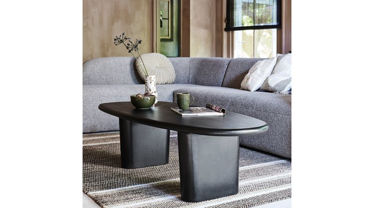 WOOOD Sloping Light Brown Melange Hoekbank