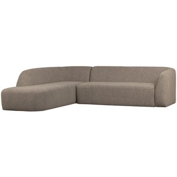 WOOOD Sloping Light Brown Melange Hoekbank