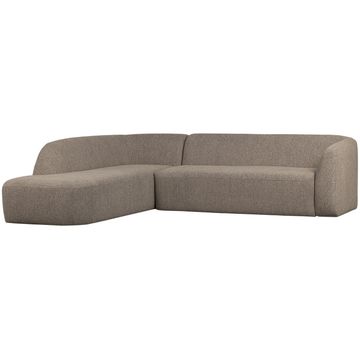 WOOOD Sloping Light Brown Melange Hoekbank