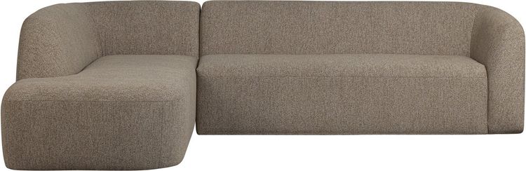 WOOOD Sloping Light Brown Melange Hoekbank