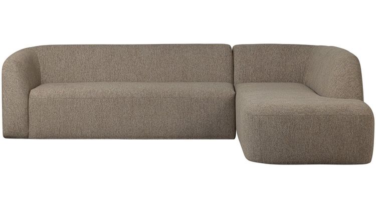 WOOOD Sloping Light Brown Melange Hoekbank