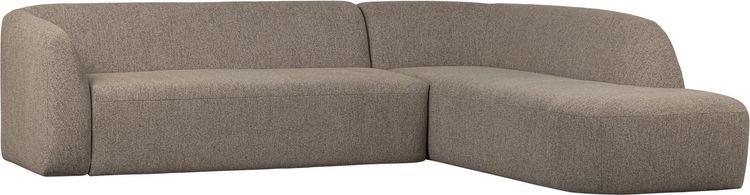 WOOOD Sloping Light Brown Melange Hoekbank