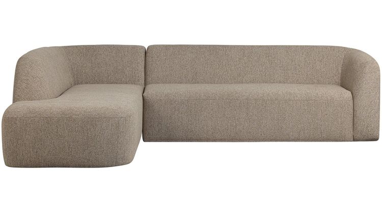 WOOOD Sloping Natural Melange Hoekbank