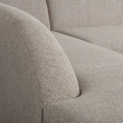 WOOOD Sloping Natural Melange Hoekbank