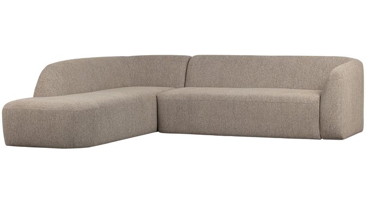 WOOOD Sloping Natural Melange Hoekbank