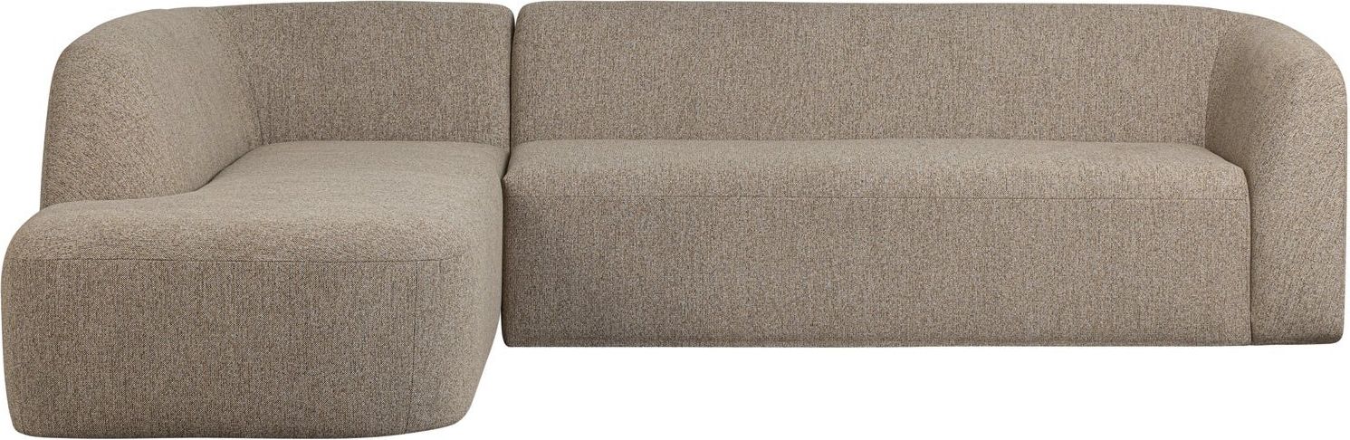 WOOOD Sloping Natural Melange Hoekbank