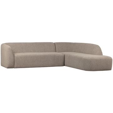 WOOOD Sloping Natural Melange Hoekbank