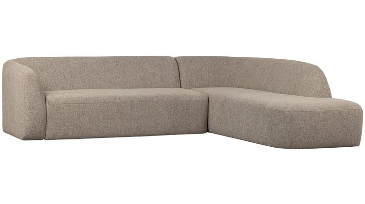 WOOOD Sloping Natural Melange Hoekbank
