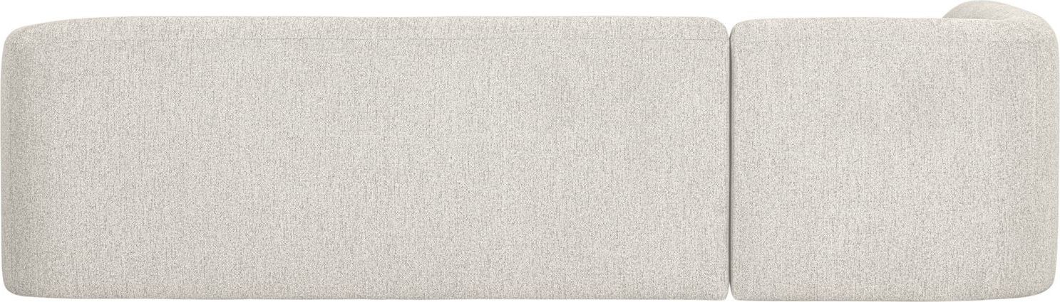 WOOOD Sloping Pearl Melange Hoekbank
