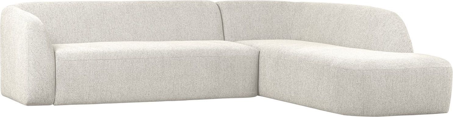 WOOOD Sloping Pearl Melange Hoekbank