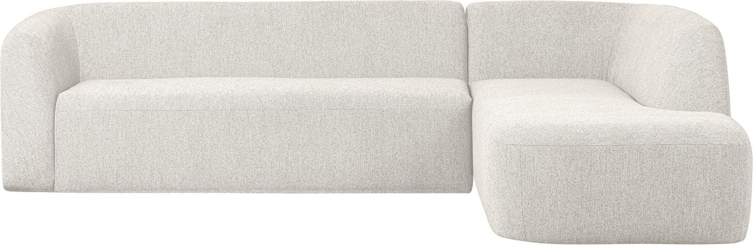 WOOOD Sloping Pearl Melange Hoekbank