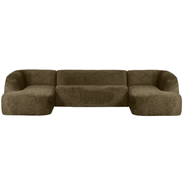 WOOOD Sloping Velvet U-bank