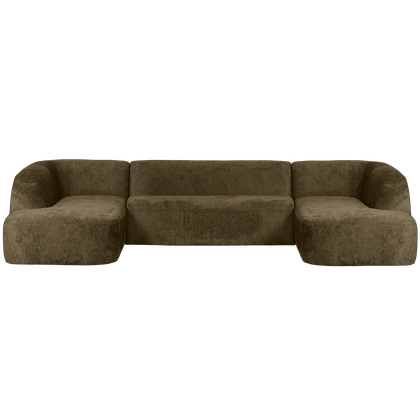 WOOOD Sloping Velvet U-bank