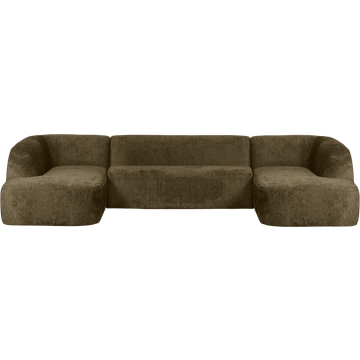 WOOOD Sloping Velvet U-bank