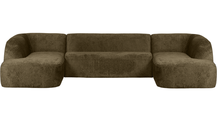 WOOOD Sloping Velvet U-bank