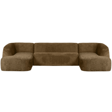 WOOOD Sloping Velvet U-bank