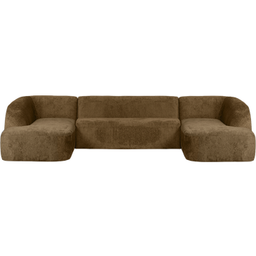 WOOOD Sloping Velvet U-bank