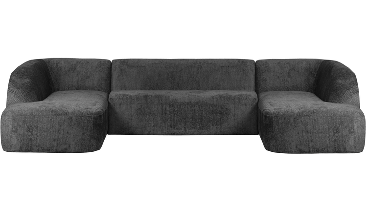 WOOOD Sloping Velvet U-bank