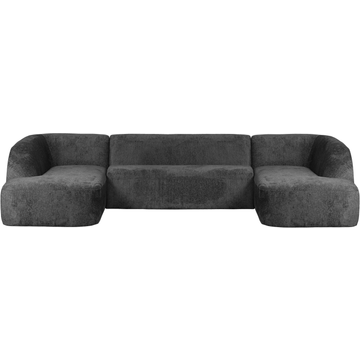 WOOOD Sloping Velvet U-bank