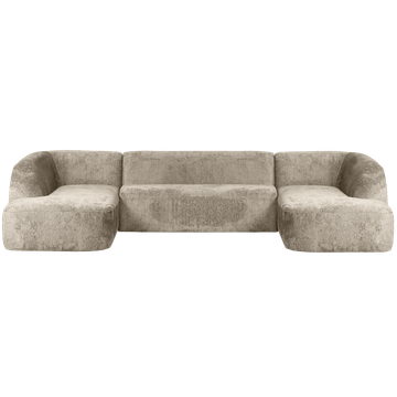 WOOOD Sloping Velvet U-bank
