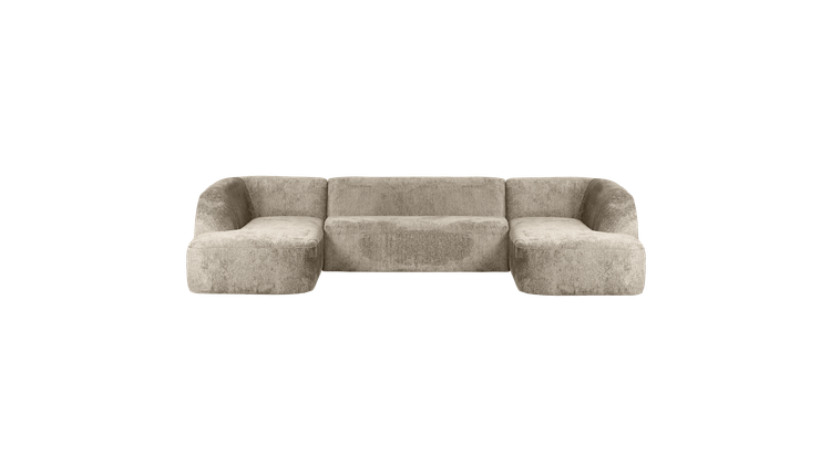 WOOOD Sloping Velvet U-bank