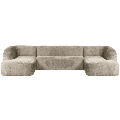 WOOOD Sloping Velvet U-bank
