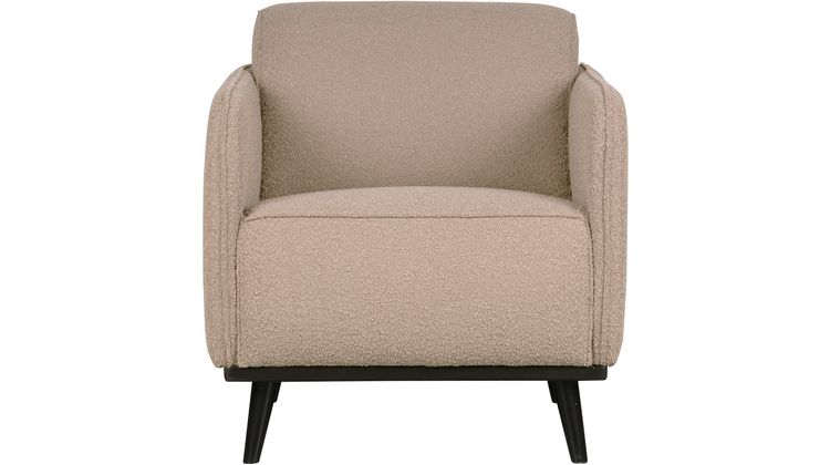 WOOOD Statement Bouclé met arm Fauteuil