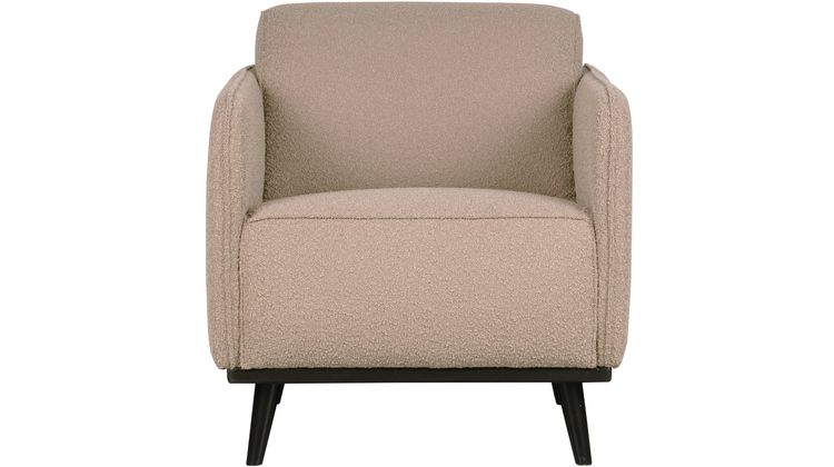 WOOOD Statement Bouclé met arm Fauteuil
