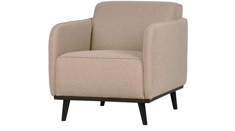 WOOOD Statement Bouclé met arm Fauteuil