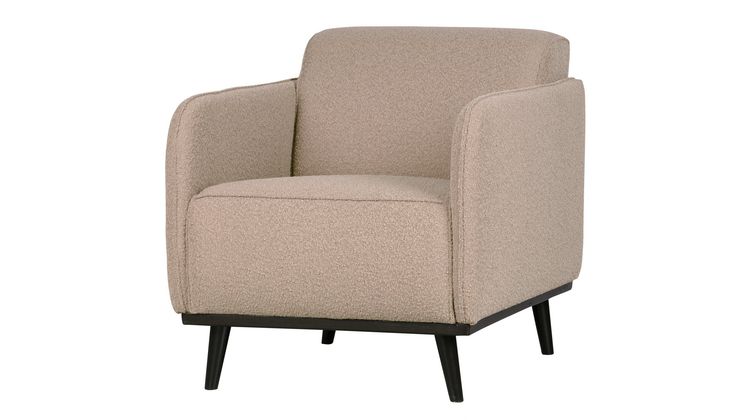 WOOOD Statement Bouclé met arm Fauteuil