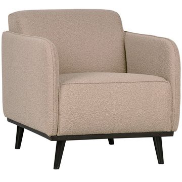 WOOOD Statement Bouclé met arm Fauteuil