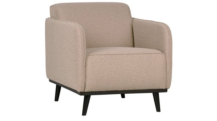 WOOOD Statement Bouclé met arm Fauteuil