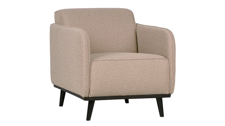 WOOOD Statement Bouclé met arm Fauteuil